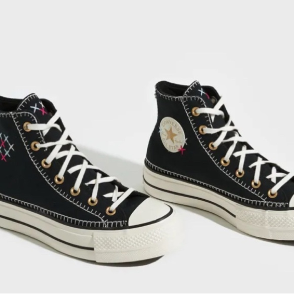 Converse Black and White Chuck Taylor High-Top Sneakers
